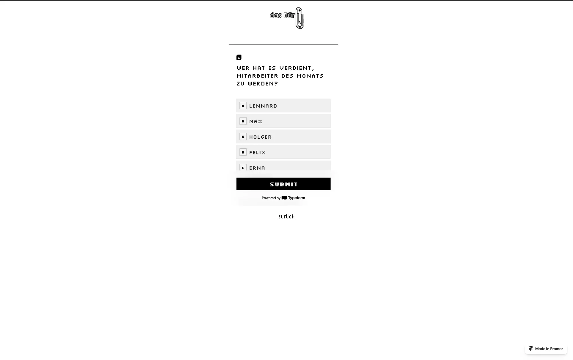 Das Büro — Website (2)