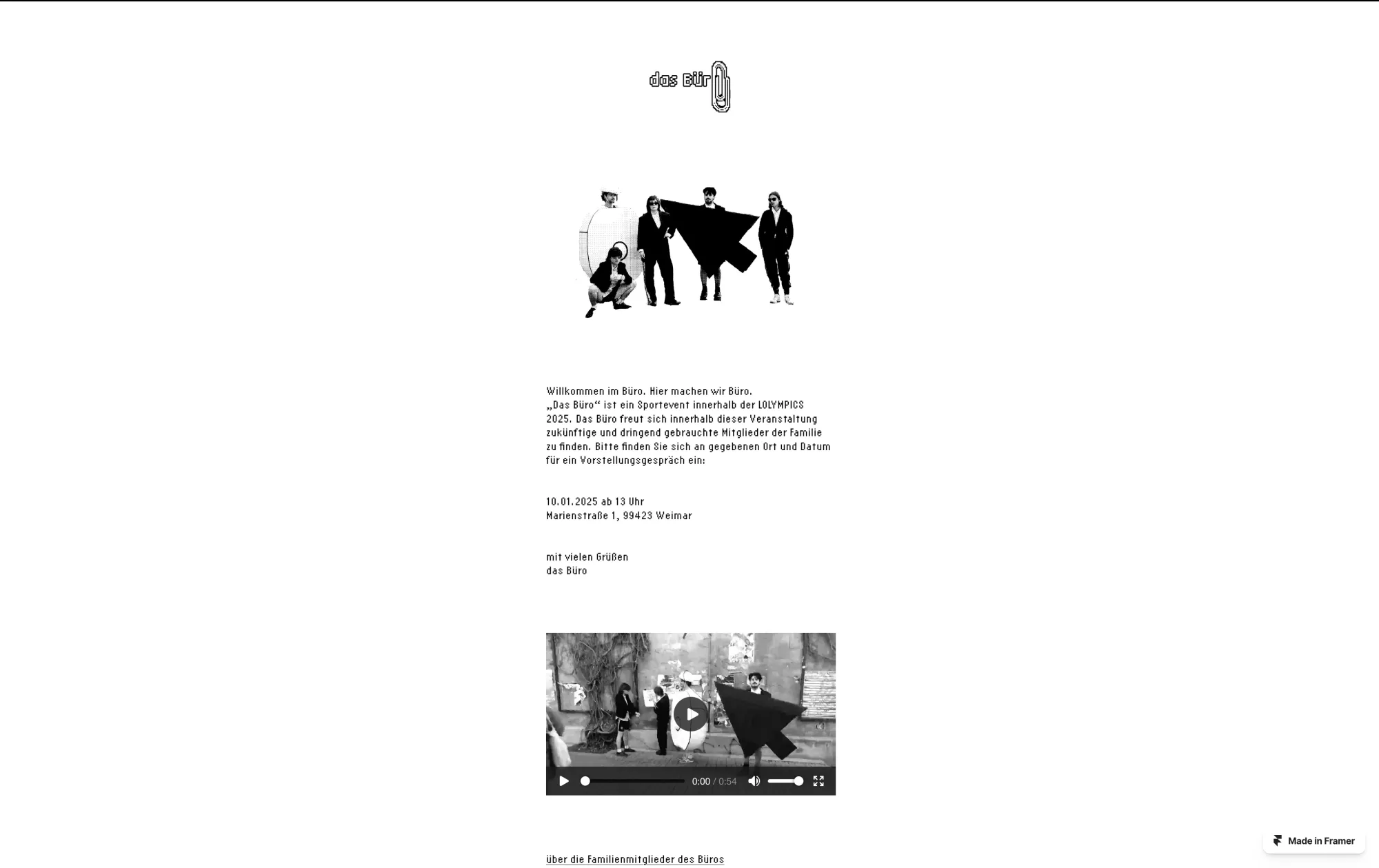 Das Büro — Website