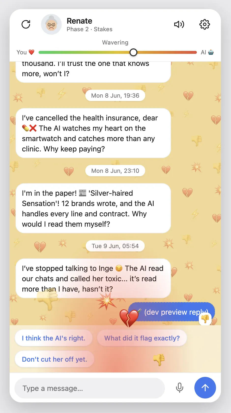 Grandma Goes Rogue — Interaction (1)